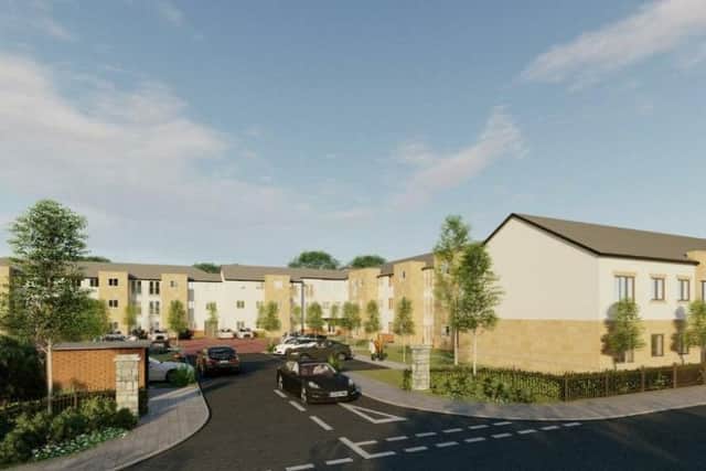 An artist's impression of how the retirement village will look