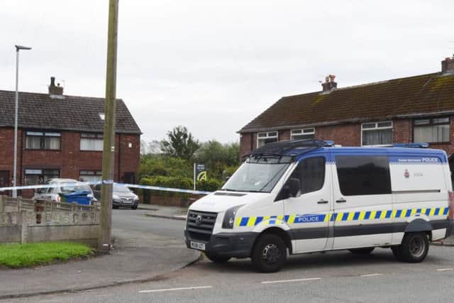 Redland Court was sealed off in the wake of the shooting