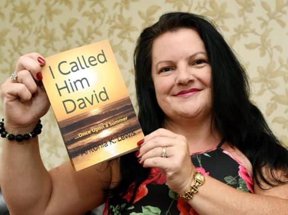 Kathryn with her book I Called Him David