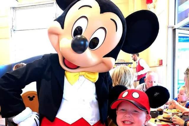 Bobby and Mickey Mouse