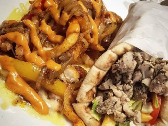 Every spring, The Courtyard sells its special Greek gyros