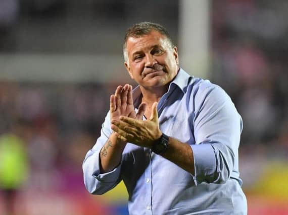 Shaun Wane left Wigan with his third Grand Final success last year