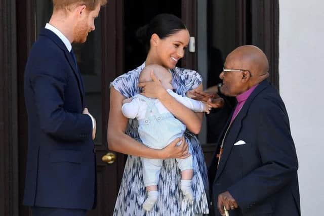 Harry, Meghan and Archie meet the Archbishop