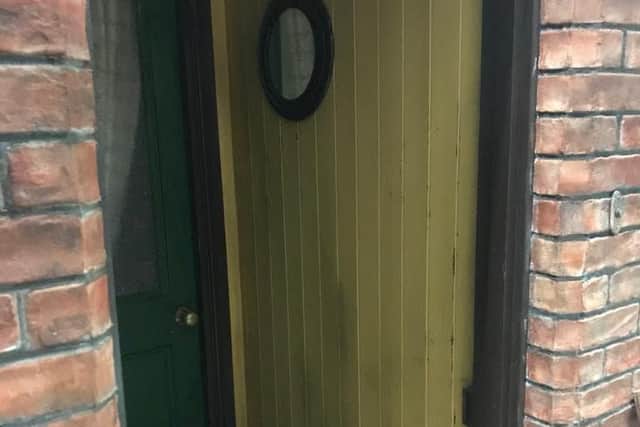 The company had to change some front doors to fit with the theme