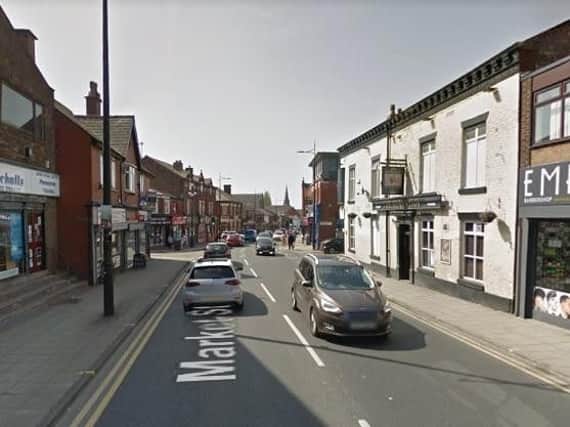 The incident happened on Market Street in Hindley