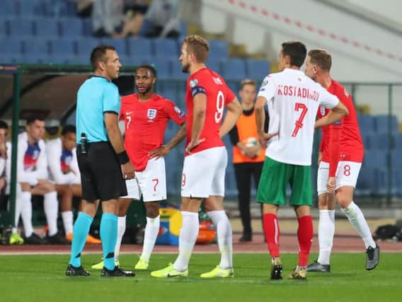 Members of the England side were subject to racist abuse in Bulgaria earlier this month