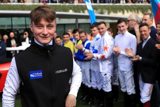 Cieren Fallon gets applauded by his peers