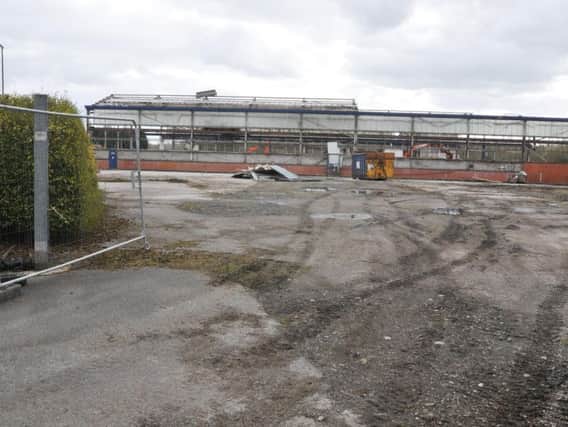 Demolition work under way to make way for new homes - finally?