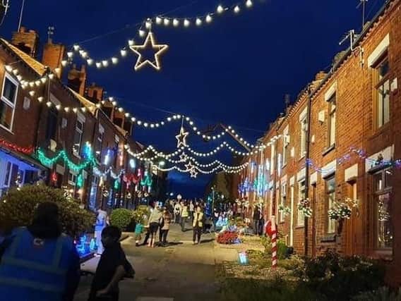 School Street in Tyldesley was transformed for the advert