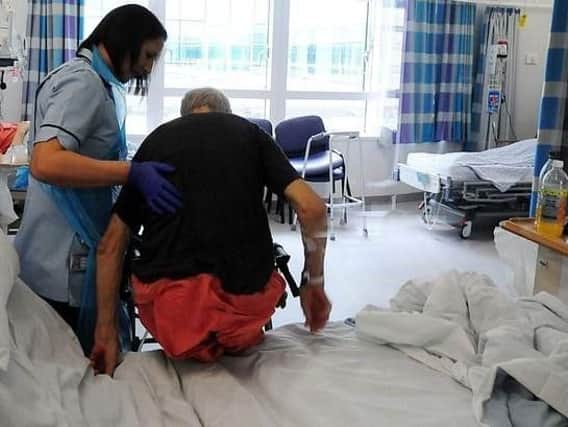 Figures show a rise in the number of patients fit enough to be discharged but have nowhere yet to go