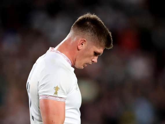 Wigan's Owen Farrell in the World Cup Final
