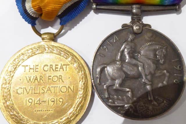 Herbert Dutton's war medals