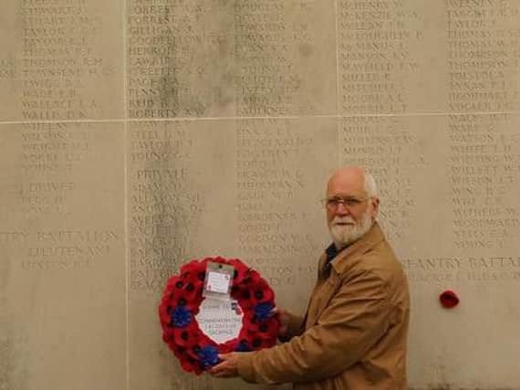 Rev David Long who is on a mission to track down the boroughs lost war memorials