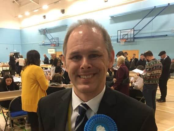 The new Leigh MP James Grundy