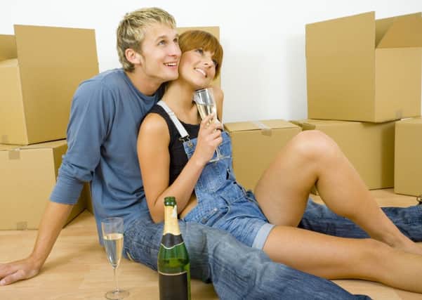 More people will be celebrating moving in with champagne as the market picks up