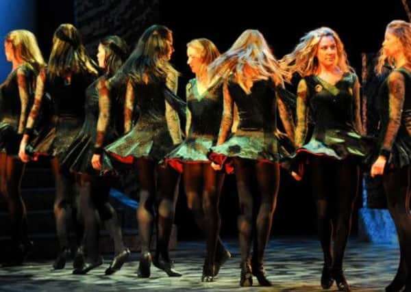 A scene from Riverdance's 20th anniversary show