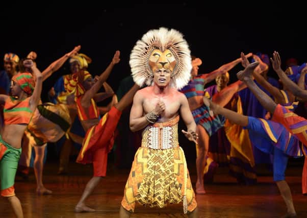 The Lion King on stage