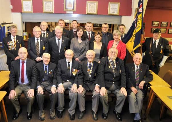 Proud members of the Ashton-in-Makerfield Royal British Legion