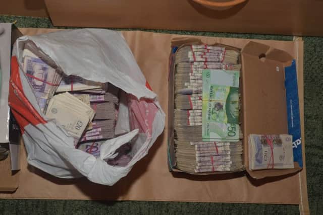 Money seized from Fleet Lane
