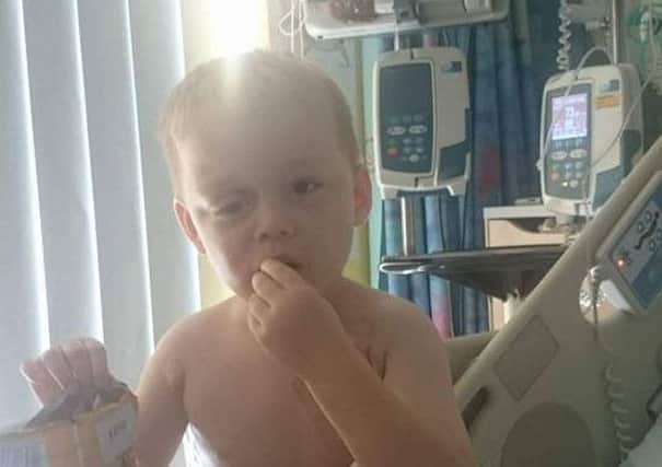 Charlie Taylor, of Leigh, who has neuroblastoma