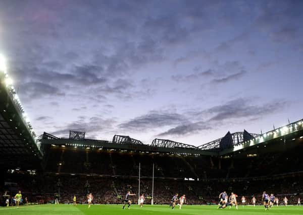 Old Trafford where Leeds will play Wigan in the Grand Final