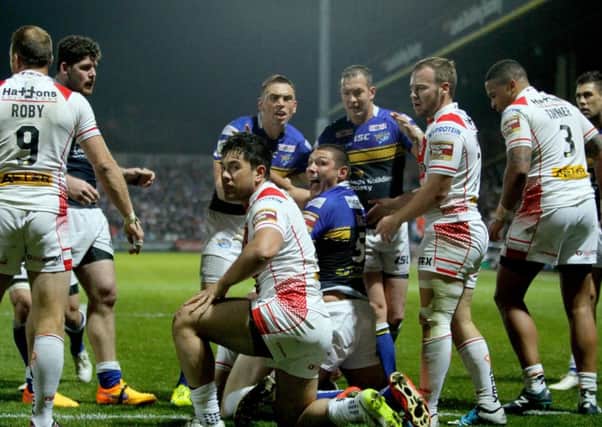 Leeds beat St Helens in a semi-final which could have gone either way