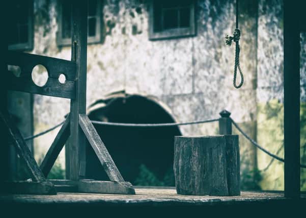 There were 13 steps up to the scaffold, 13 turns in a hangmans noose and 13 pence and a halfpenny paid to the hangman. Image, shutterstock