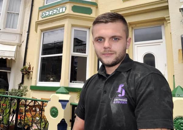 Ben Cook, 24, helped save the life of a woman who was being savagely attacked at the Regent Hotel, on Springfield Road, in Blackpool.