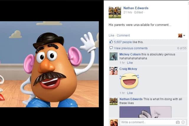 One of the comments posted on Facebook