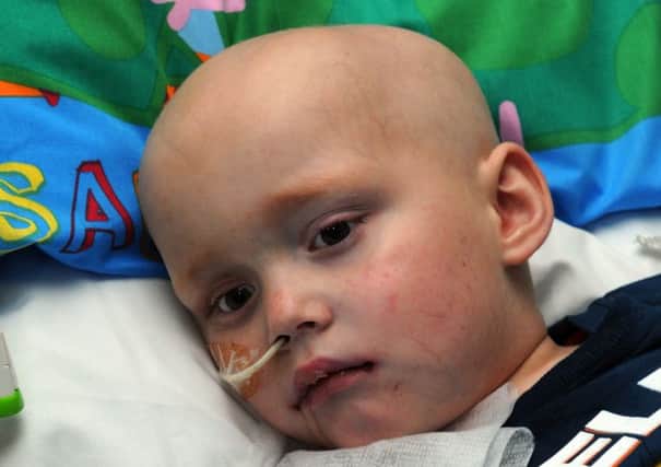 Charlie in hospital