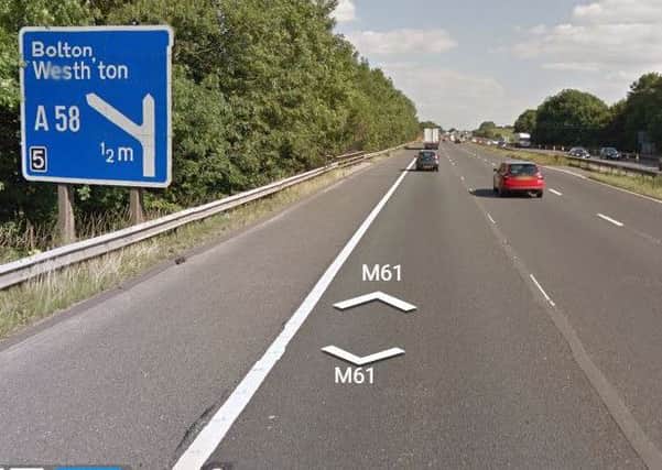 The M61 at junction 5