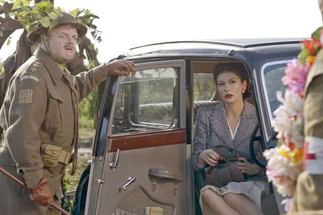 Toby Jones and Catherine Zeta Jones