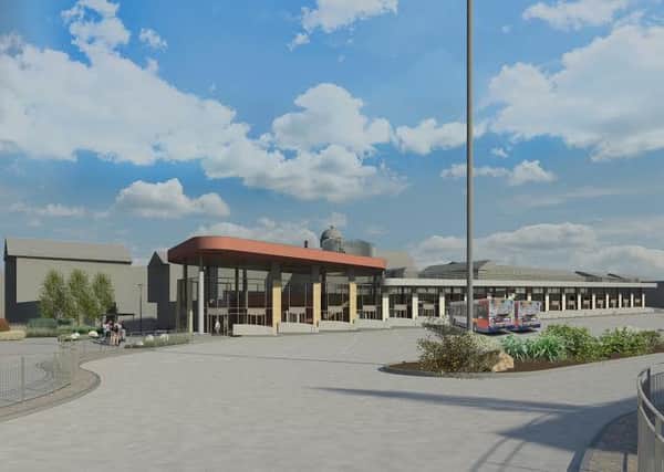 An artist's impression of the new Wigan bus station