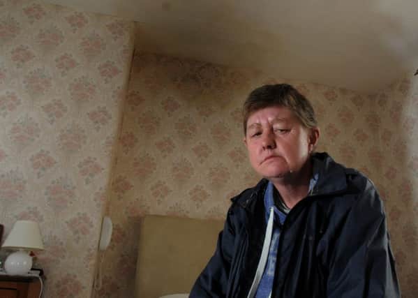 Dorothy Hawkins is not happy with Wigan and Leigh Homes, as the roof leaked in her bedroom, yet no one came to fix it