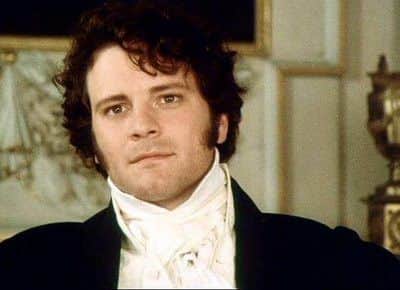 Colin Firth as Mr Darcy in Pride and Prejudice