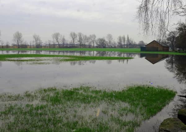 A flooded field after the last spell of heavy rain