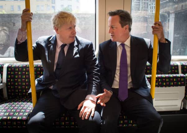 Mayor of London Boris Johnson with Prime Minister David Cameron, who has issued a last-ditch appeal to Mr Johnson not to join the campaign for Britain to leave the European Union