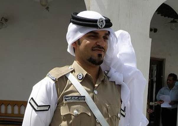 Qatari police officer
