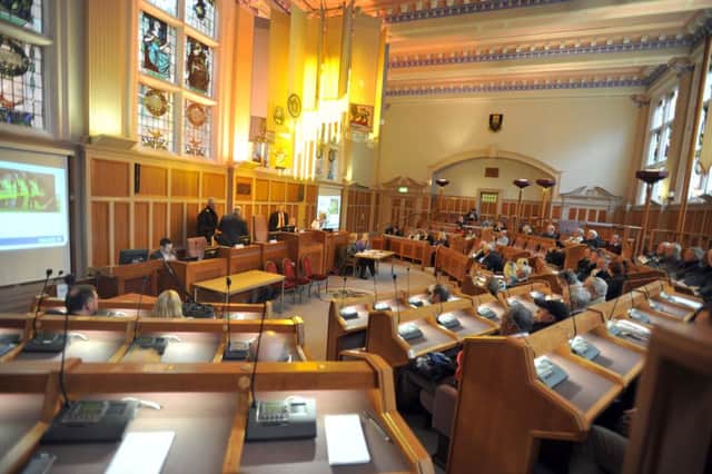 The Council Chambers at Wigan Town Hall