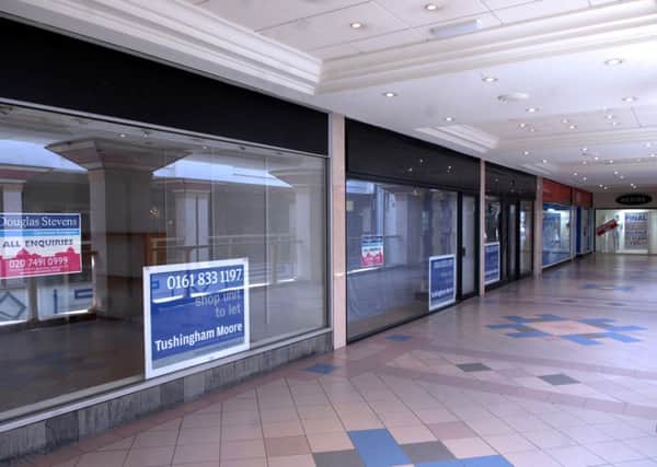 Marketgate, The Galleries Wigan is full of empty shops