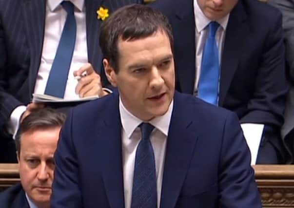 Chancellor of the Exchequer George Osborne delivers his Budget statement to the House of Commons