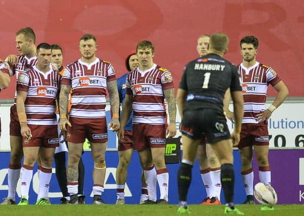 Wigan were disappointed with their last performance