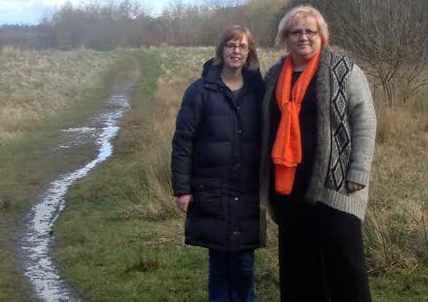 Charlotte Metters, local resident and Debbie Parkinson, Labour's candidate for Standish for the 2016 elections