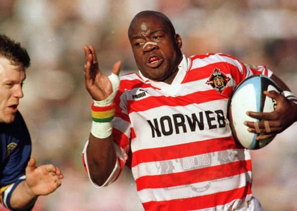 Martin Offiah scored Wigan's first Super League try