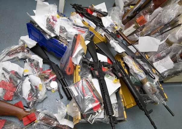 Firearms recovered during GMP's two-week gun amnesty