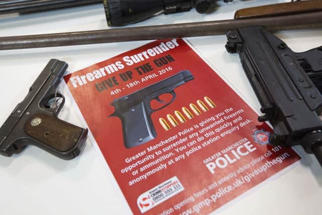 Guns taken off the streets
