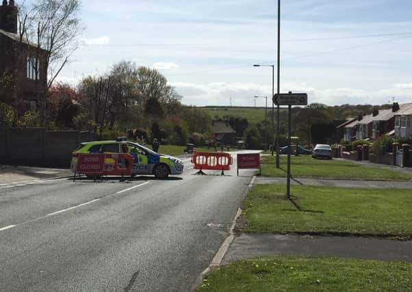 Birchley Road, Billinge, was sealed off after the fatal crash