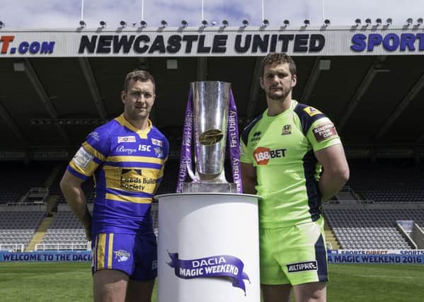 Danny McGuire and Sean O'Loughlin ahead of the 10th Magic Weekend in Newcastle