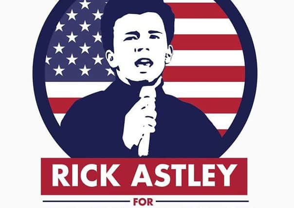 Vote for Rick Astley