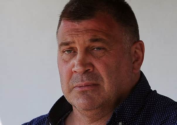 Wigan coach Shaun Wane fielded questions from the Press